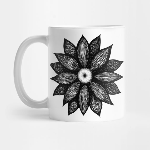 Hand drawn Sunflower by jitkaegressy